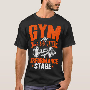 Gym Personal Performance Stage Workout Vintage Wei T-Shirt