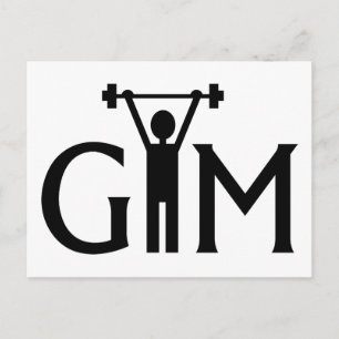 GYM POSTCARD