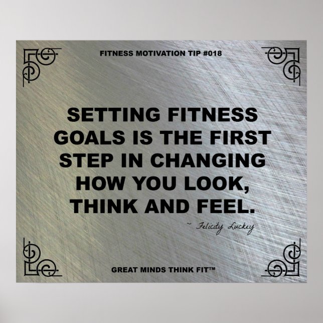 Gym Poster for Fitness Motivation #018 (Front)