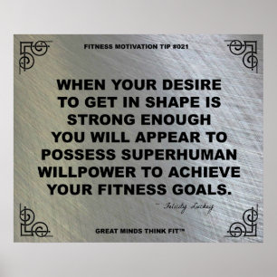Gym Poster for Fitness Motivation #021