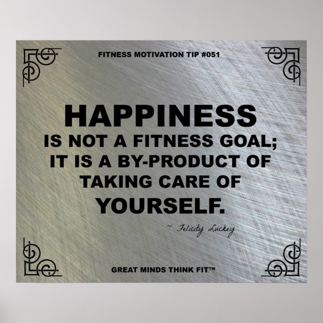 Gym Poster for Fitness Motivation #051 (Front)