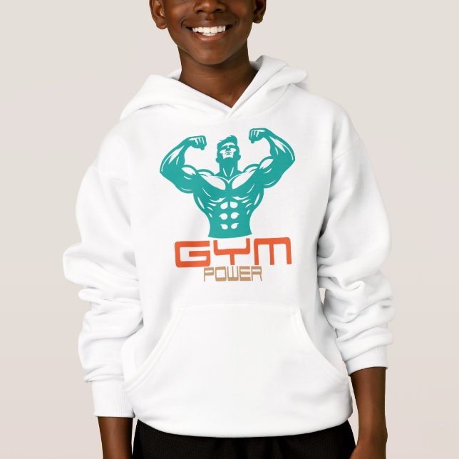 Gym Power Motivation Fitness Strength Workout (Front)