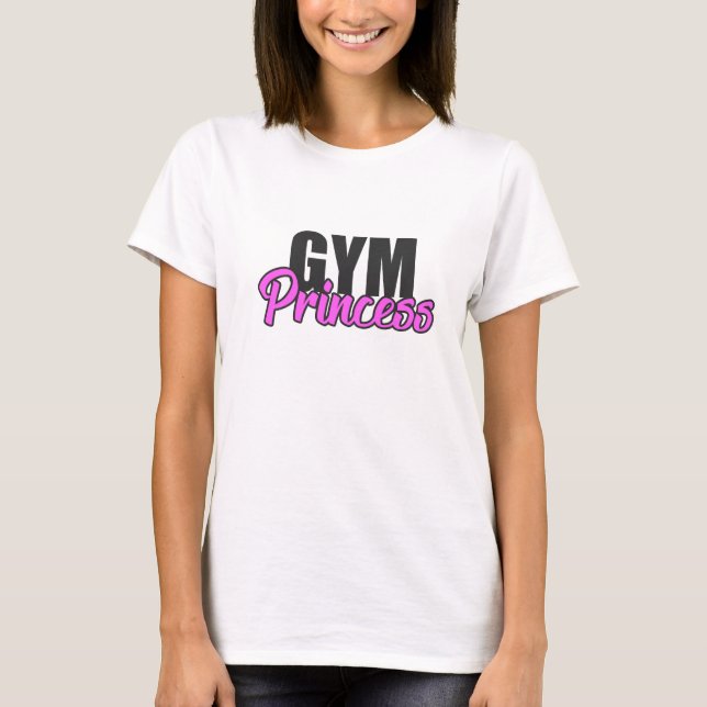 Gym Princess - - Fitness, Gym - D3 Designs T-Shirt (Front)