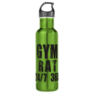 Gym Rat - 24/7 365 - Bodybuilding 710 Ml Water Bottle