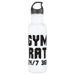Gym Rat - 24/7 365 - Bodybuilding 710 Ml Water Bottle