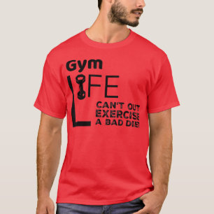 Gym Rat Bad Diet Eercise Lover Men Women Graphic N T-Shirt
