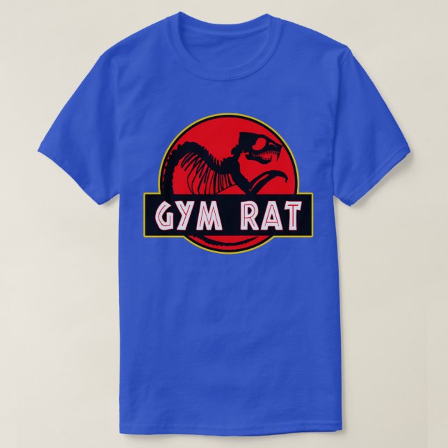 Gym Rat Bodybuilding Fitness  T-Shirt (Design Front)