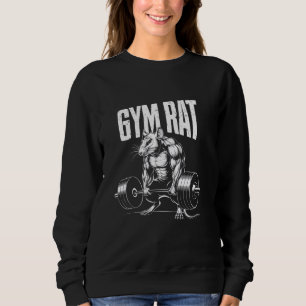 Gym Rat Fitness Bodybuilding Workout Enthusiast Sweatshirt