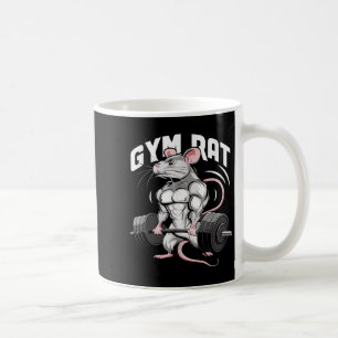 Gym Rat Funny Bodybuilding Fitness Workout Gym Wei Coffee Mug