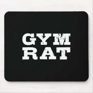 Gym Rat Funny Bodybuilding Workout 1 Mouse Mat