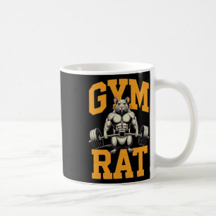 Gym Rat Meaning Gym Rat Costume Weight Lifting Gym Coffee Mug