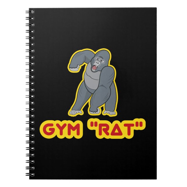 Gym Rat Paper Notebook (Front)