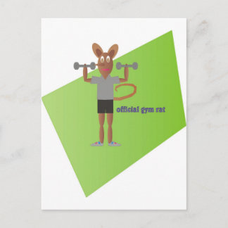 Gym Rat Postcard
