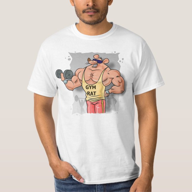Gym Rat Pumping Iron Shirt (Front)