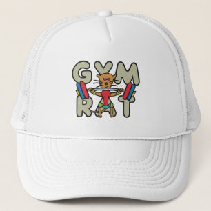 Gym Rat Weightlifting Trucker Hat