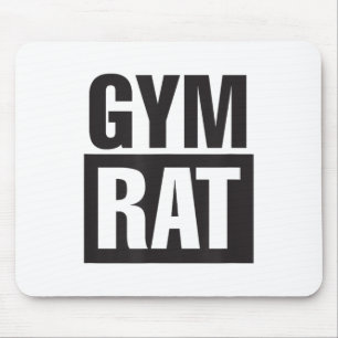 Gym Rat - Workout - Hustle - Fitness - Motivation  Mouse Mat