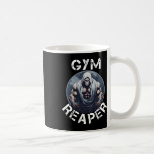 Gym Reaper Fitness Halloween Skeleton Workout Body Coffee Mug
