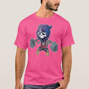 Gym Reaper Grim Reaper Squats Legs Workout Hallowe T-Shirt