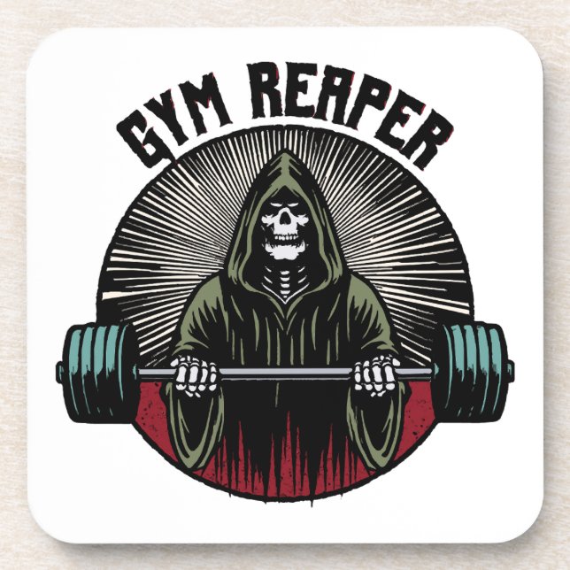Gym Reaper Workout Coaster (Front)