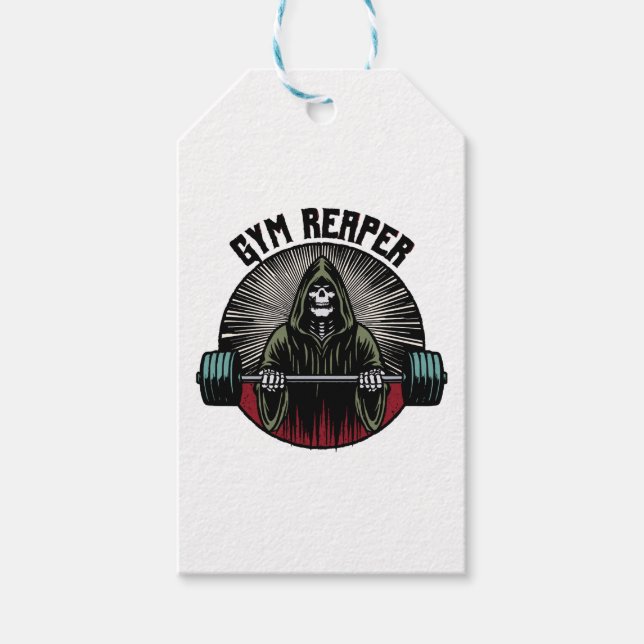 Gym Reaper Workout Gift Tags (Front)