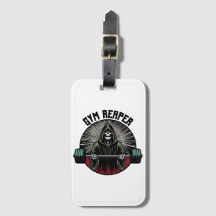 Gym Reaper Workout Luggage Tag