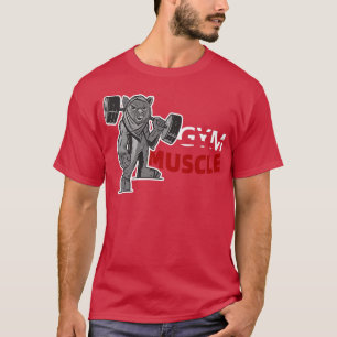 Gym Sport Bodybuilder Fitness Training Motivation  T-Shirt