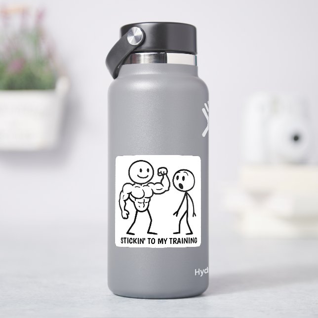 Gym Stick Figure (HydroFlask)