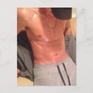 Gym Stud Postcard
