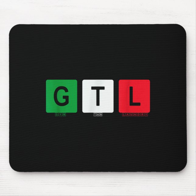 Gym Tan Laundry Gtl New Jersey Garden Nj Shore Ita Mouse Mat (Front)