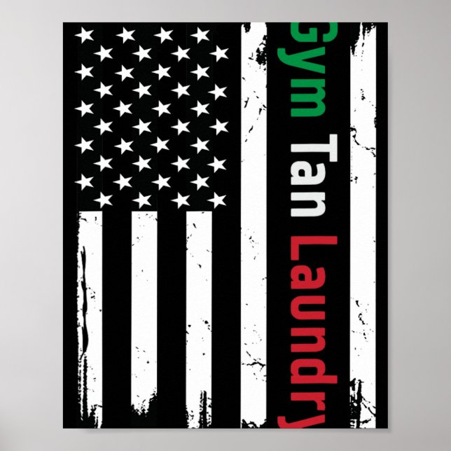 Gym Tan Laundry Gtl New Jersey Garden Nj Shore Ita Poster (Front)