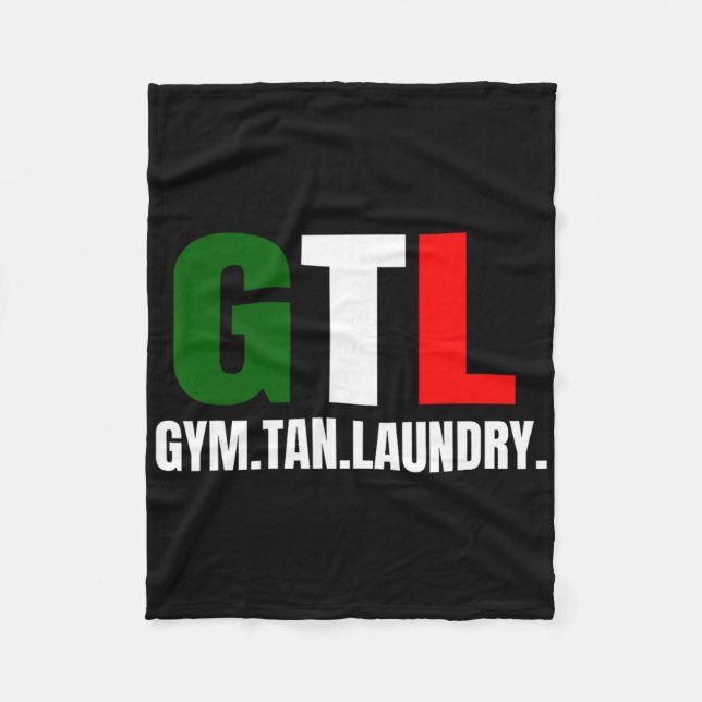 Gym Tan Laundry Gtl New Jersey Nj Shore  Fleece Blanket (Front)