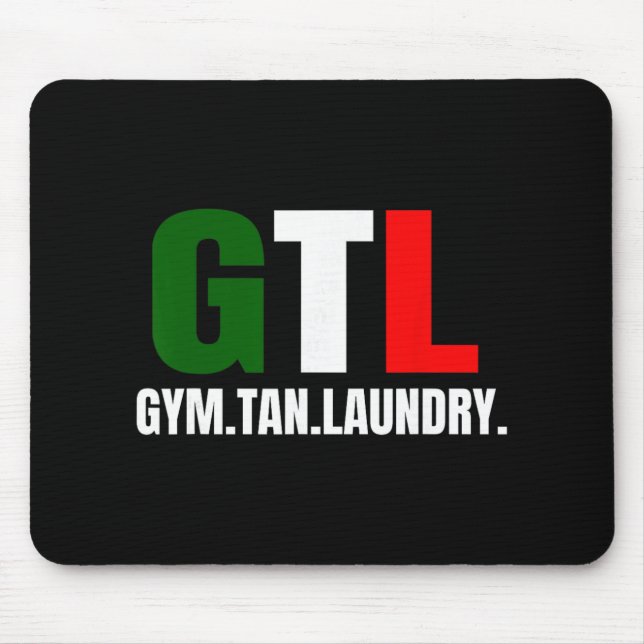 Gym Tan Laundry Gtl New Jersey Nj Shore  Mouse Mat (Front)