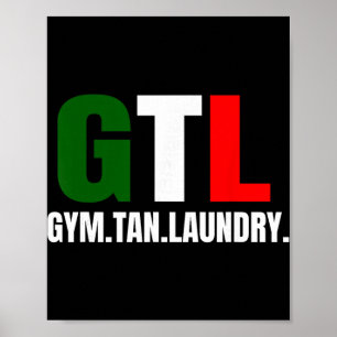 Gym Tan Laundry Gtl New Jersey Nj Shore  Poster