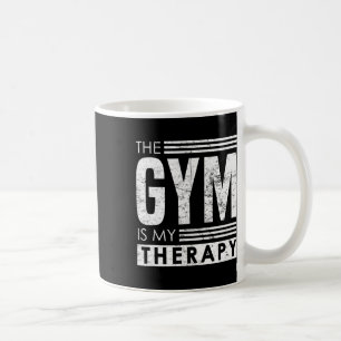 Gym Therapy - Self Belief Bodybuilding Phrase Coffee Mug