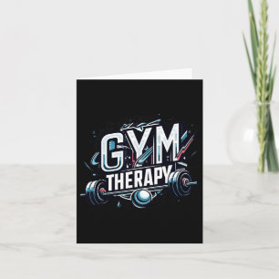 Gym Therapy Session - Bodybuilding Fitness Lifter Card