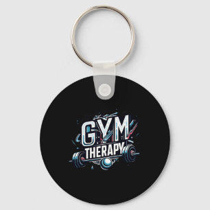 Gym Therapy Session - Bodybuilding Fitness Lifter Key Ring