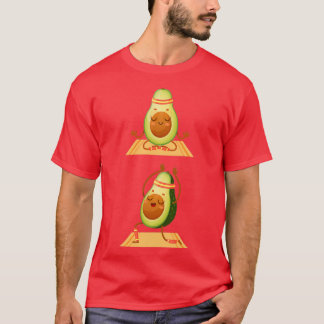 Gym Time avocado Yoga Avocado Vegan T-Shirt