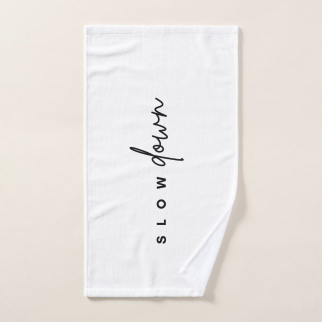 Gym Towel - Slow it down  (Hand Towel)