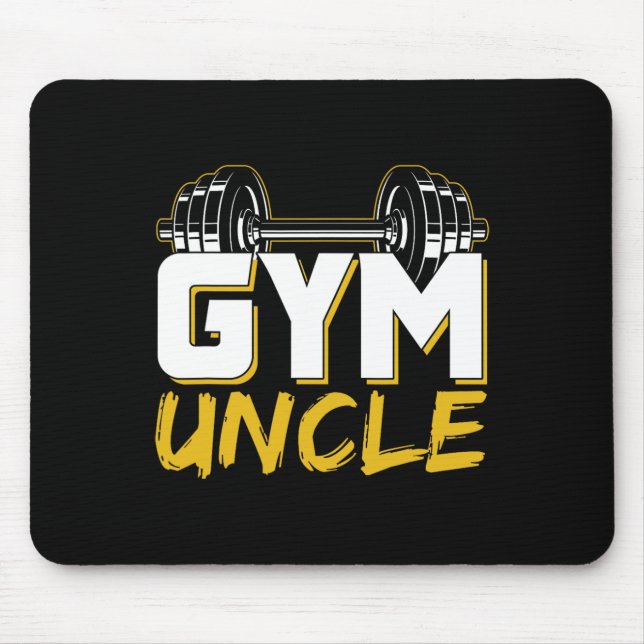 Gym Uncle  Mouse Mat (Front)