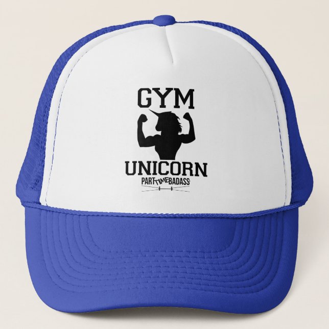 GYM UNICORN-trucker hat (Front)