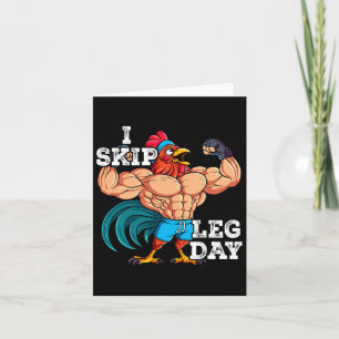 Gym Weight Training I Skip Leg Day 5  Card
