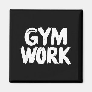 Gym Work Bodybuilding Fitness Workout Magnet