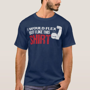 Gym Workout Bisceps Eercise I would fle but I like T-Shirt