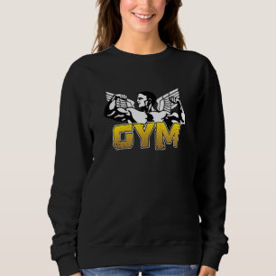 Gym Workout Bodybuilder Fitness Body Sport Bodybui Sweatshirt