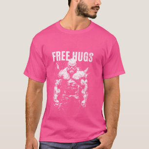 Gym Workout Bodybuilding Free Hugs T-Shirt