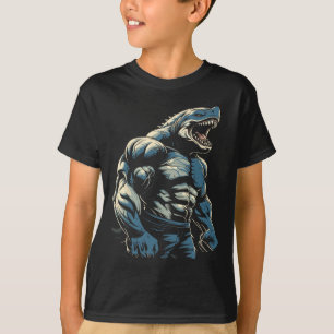 Gym Workout Bodybuilding Shark T-Shirt