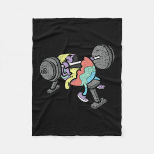 Gym Workout Easter Egg Hunting Funny Spring Men Wo Fleece Blanket