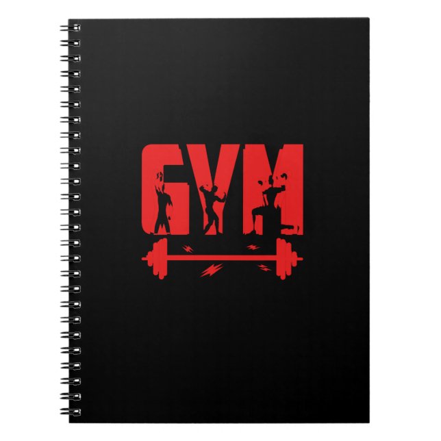 gym workout fitness notebook (Front)