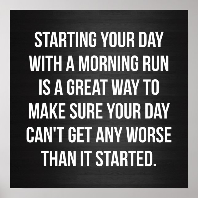 Gym Workout Motivational Poster (Front)