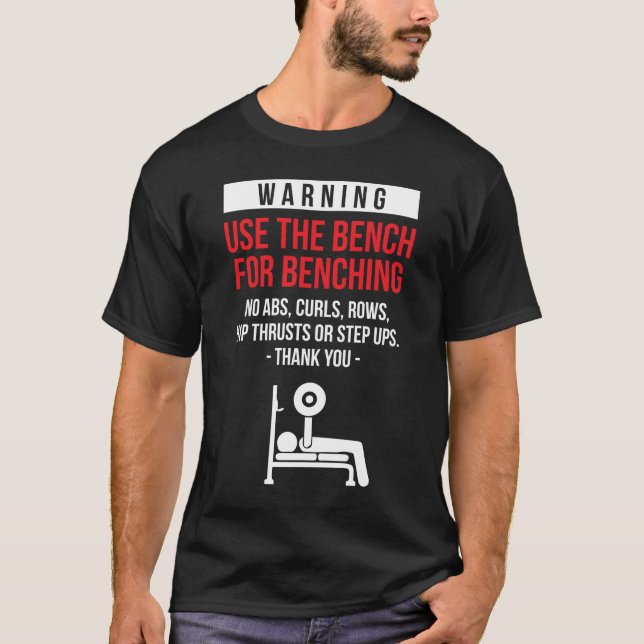 Gym Workout Motivational T-Shirt (Front)
